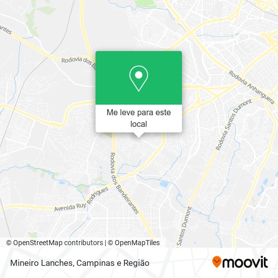 Mineiro Lanches mapa