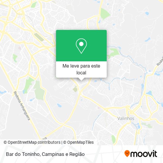 Bar do Toninho mapa