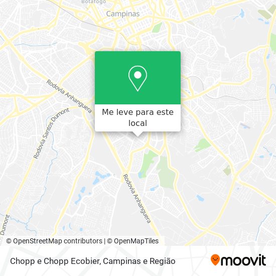 Chopp e Chopp Ecobier mapa