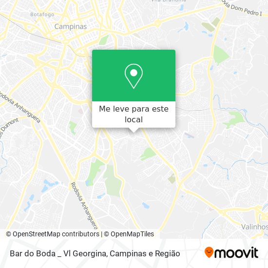 Bar do Boda _ Vl Georgina mapa
