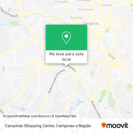 Campinas Shopping Center mapa