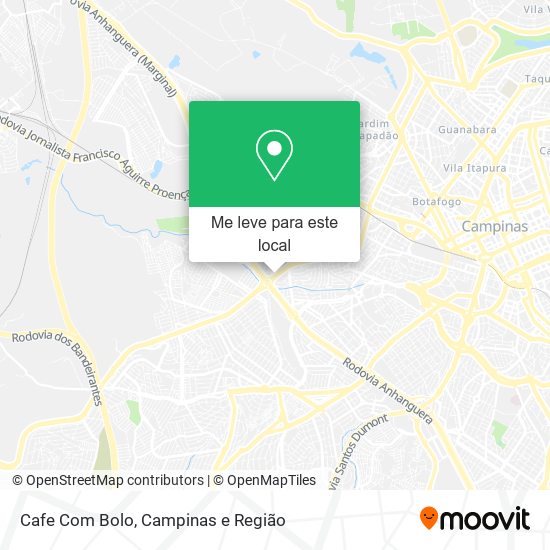 Cafe Com Bolo mapa