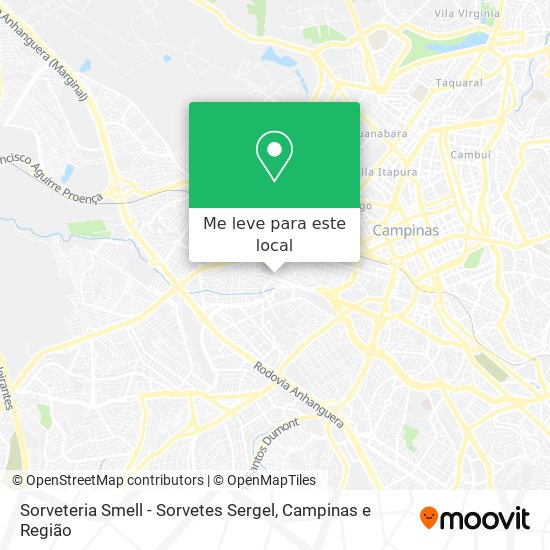 Sorveteria Smell - Sorvetes Sergel mapa