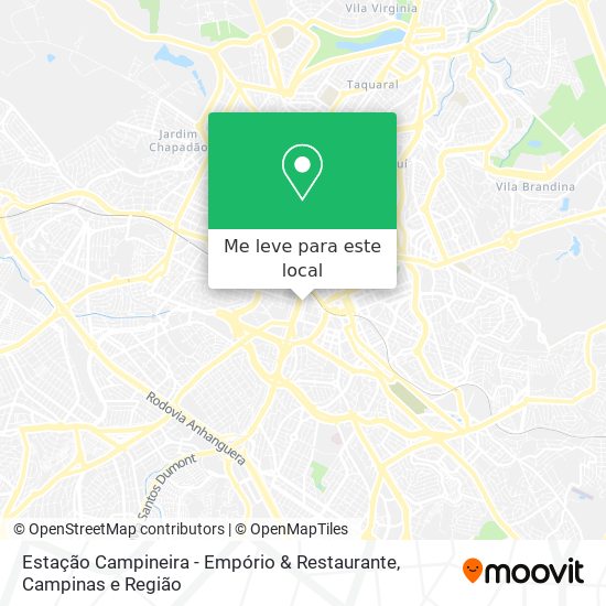 Estação Campineira - Empório & Restaurante mapa