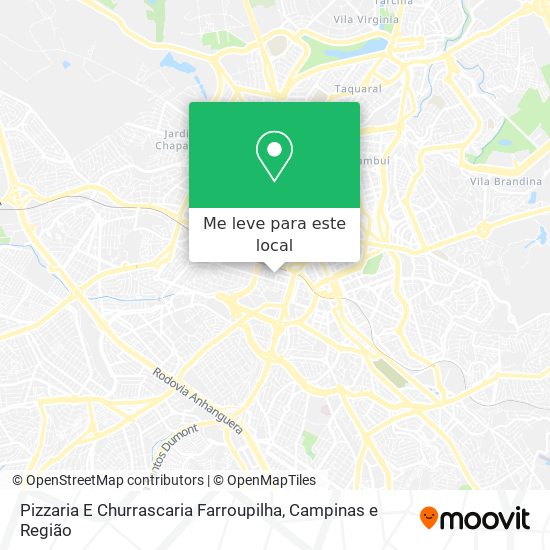 Pizzaria E Churrascaria Farroupilha mapa