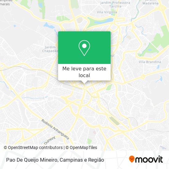 Pao De Queijo Mineiro mapa