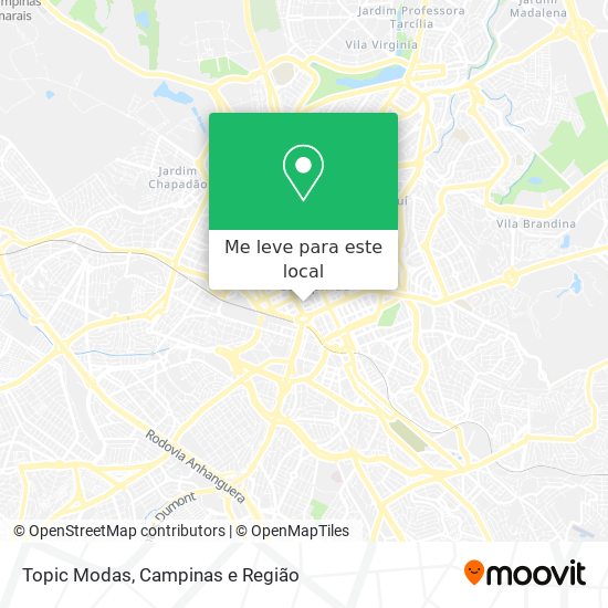 Topic Modas mapa