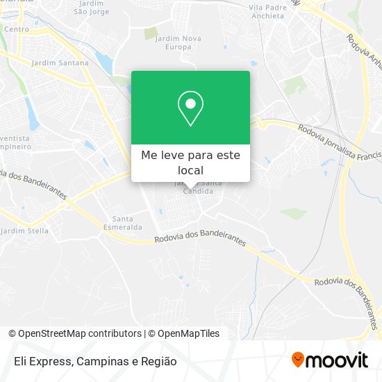 Eli Express mapa