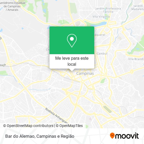 Bar do Alemao mapa