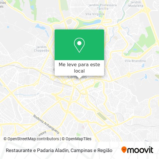 Restaurante e Padaria Aladin mapa