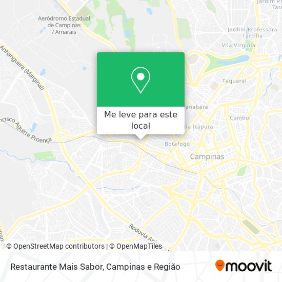 Restaurante Mais Sabor mapa