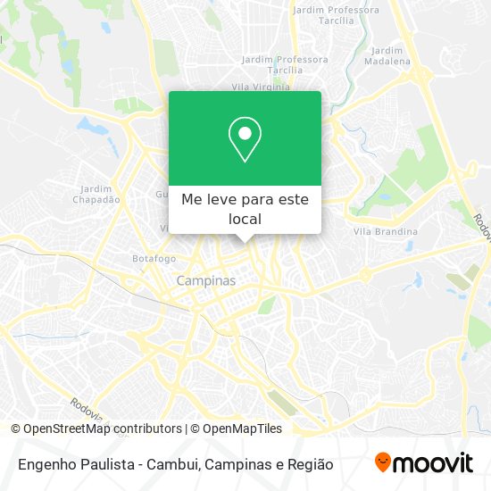 Engenho Paulista - Cambui mapa
