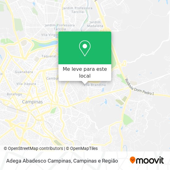Adega Abadesco Campinas mapa