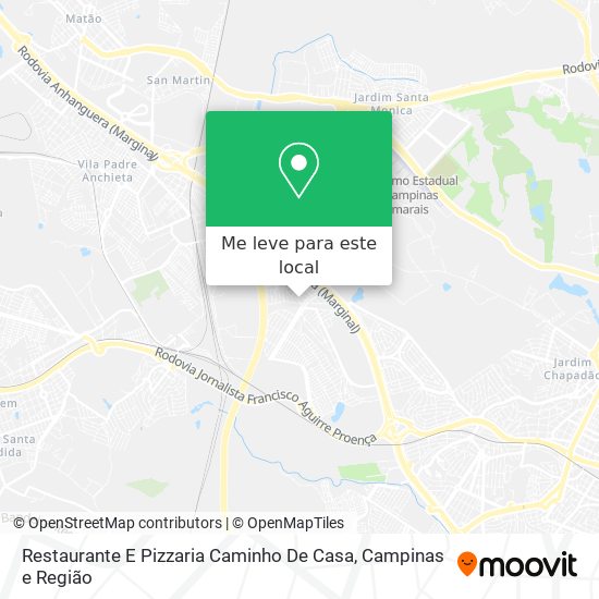 Restaurante E Pizzaria Caminho De Casa mapa