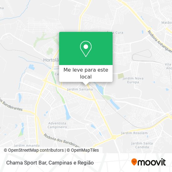 Chama Sport Bar mapa