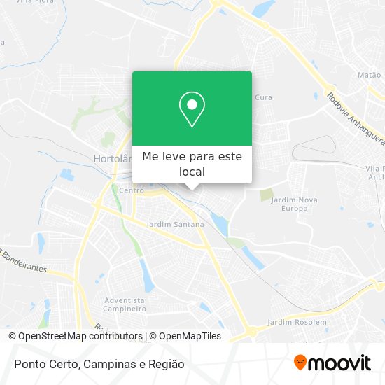 Ponto Certo mapa