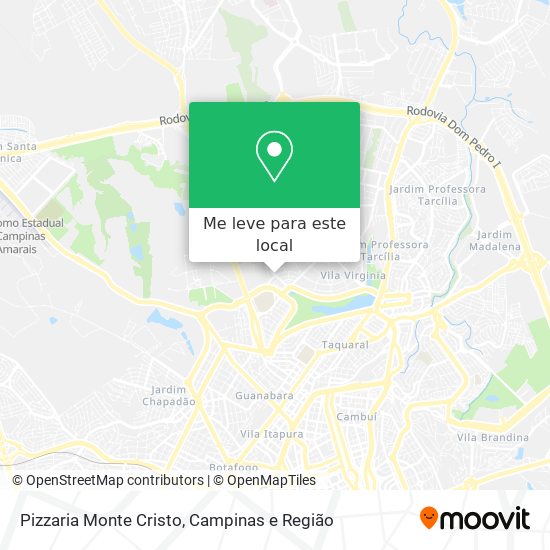 Pizzaria Monte Cristo mapa