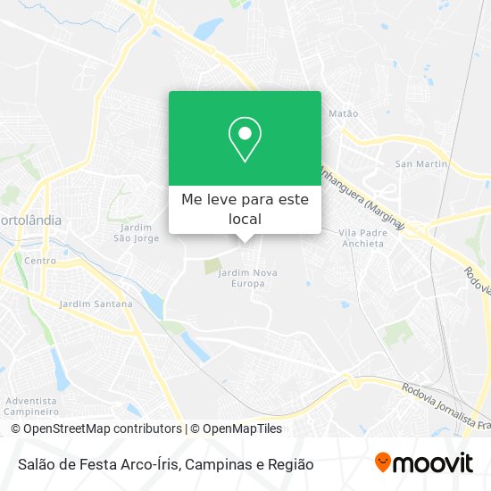 Salão de Festa Arco-Íris mapa