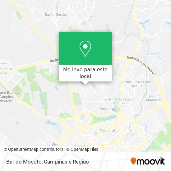 Bar do Mocoto mapa
