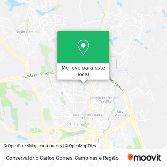 Conservatório Carlos Gomes mapa