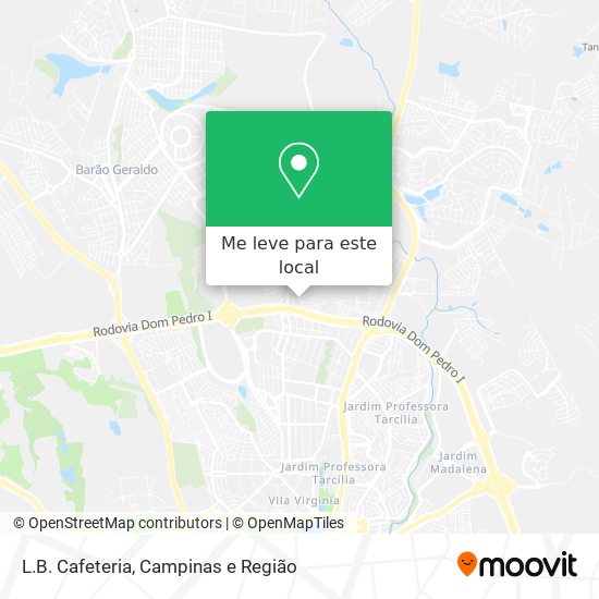 L.B. Cafeteria mapa