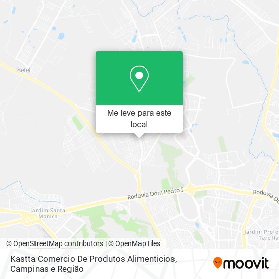 Kastta Comercio De Produtos Alimenticios mapa