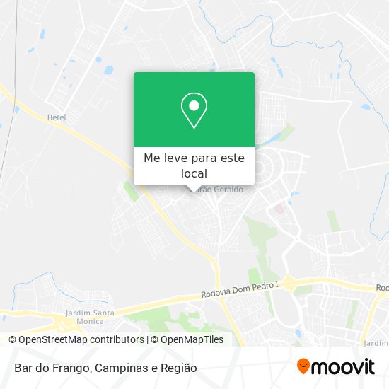 Bar do Frango mapa