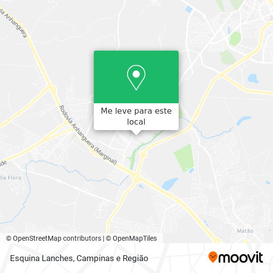 Esquina Lanches mapa
