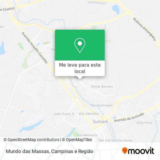 Mundo das Massas mapa