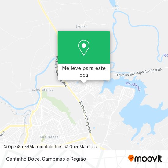 Cantinho Doce mapa