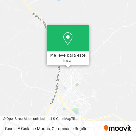 Gisele E Gislaine Modas mapa