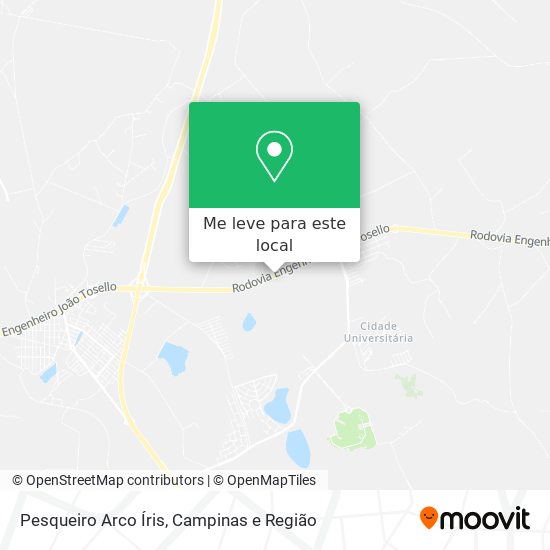 Pesqueiro Arco Íris mapa