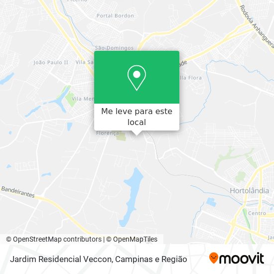 Jardim Residencial Veccon mapa