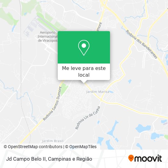 Jd Campo Belo II mapa