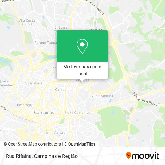 Rua Rifaina mapa