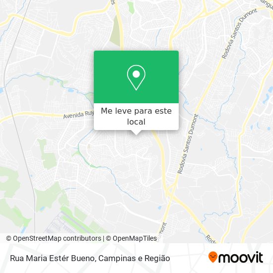 Rua Maria Estér Bueno mapa