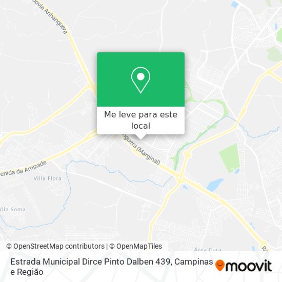 Estrada Municipal Dirce Pinto Dalben 439 mapa