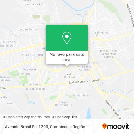 Avenida Brasil Sul 1293 mapa