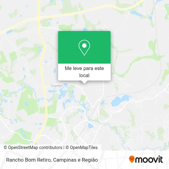 Rancho Bom Retiro mapa