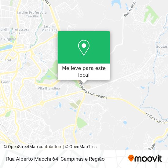 Rua Alberto Macchi 64 mapa