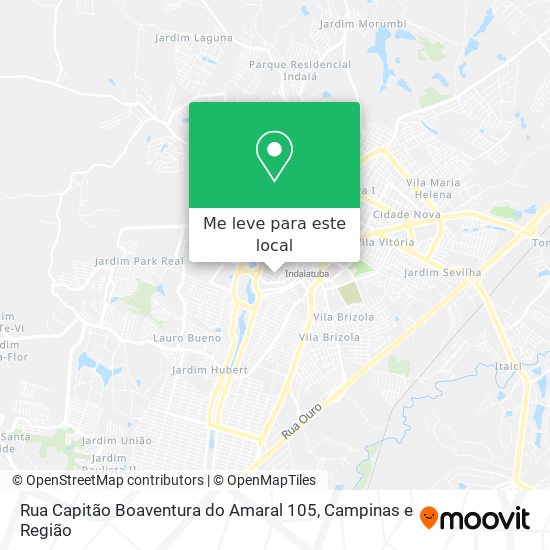 Rua Capitão Boaventura do Amaral 105 mapa