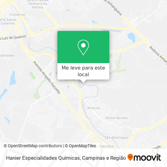 Hanier Especialidades Químicas mapa