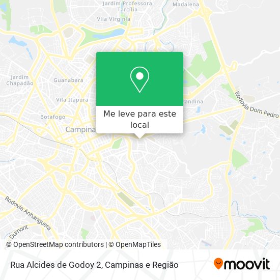 Rua Alcides de Godoy 2 mapa