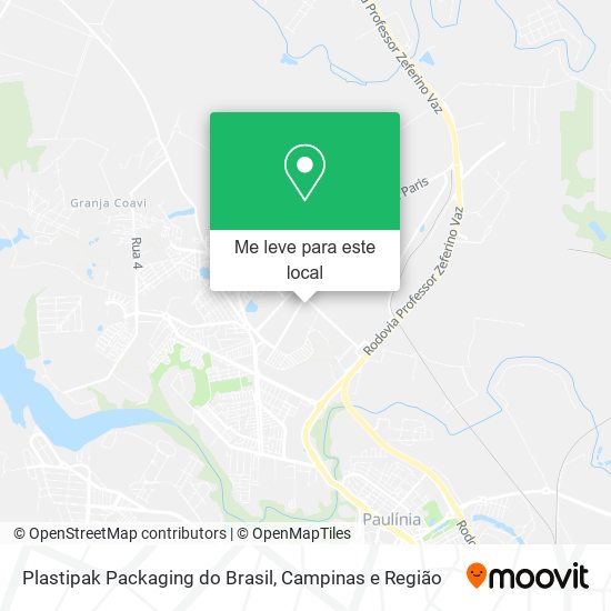 Plastipak Packaging do Brasil mapa