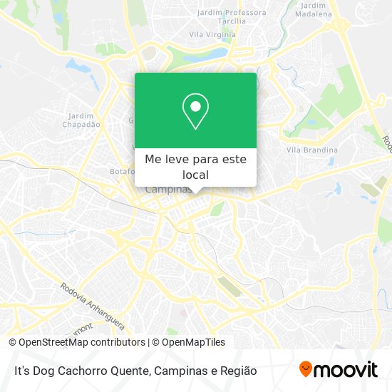 It's Dog Cachorro Quente mapa