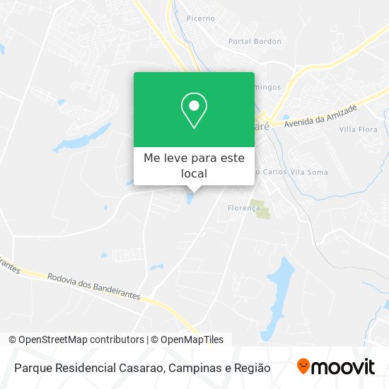 Parque Residencial Casarao mapa