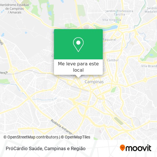 PróCárdio Saúde mapa