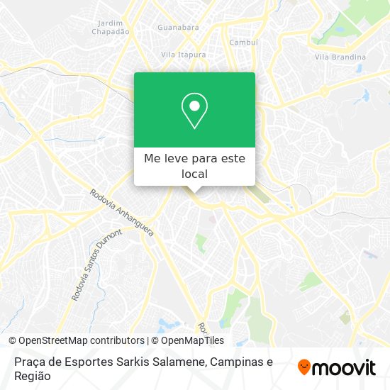 Praça de Esportes Sarkis Salamene mapa