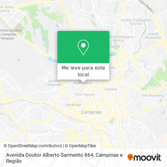 Avenida Doutor Alberto Sarmento 864 mapa