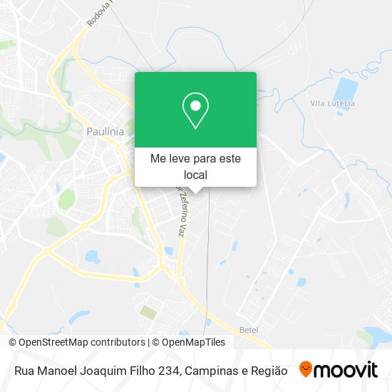 Rua Manoel Joaquim Filho 234 mapa